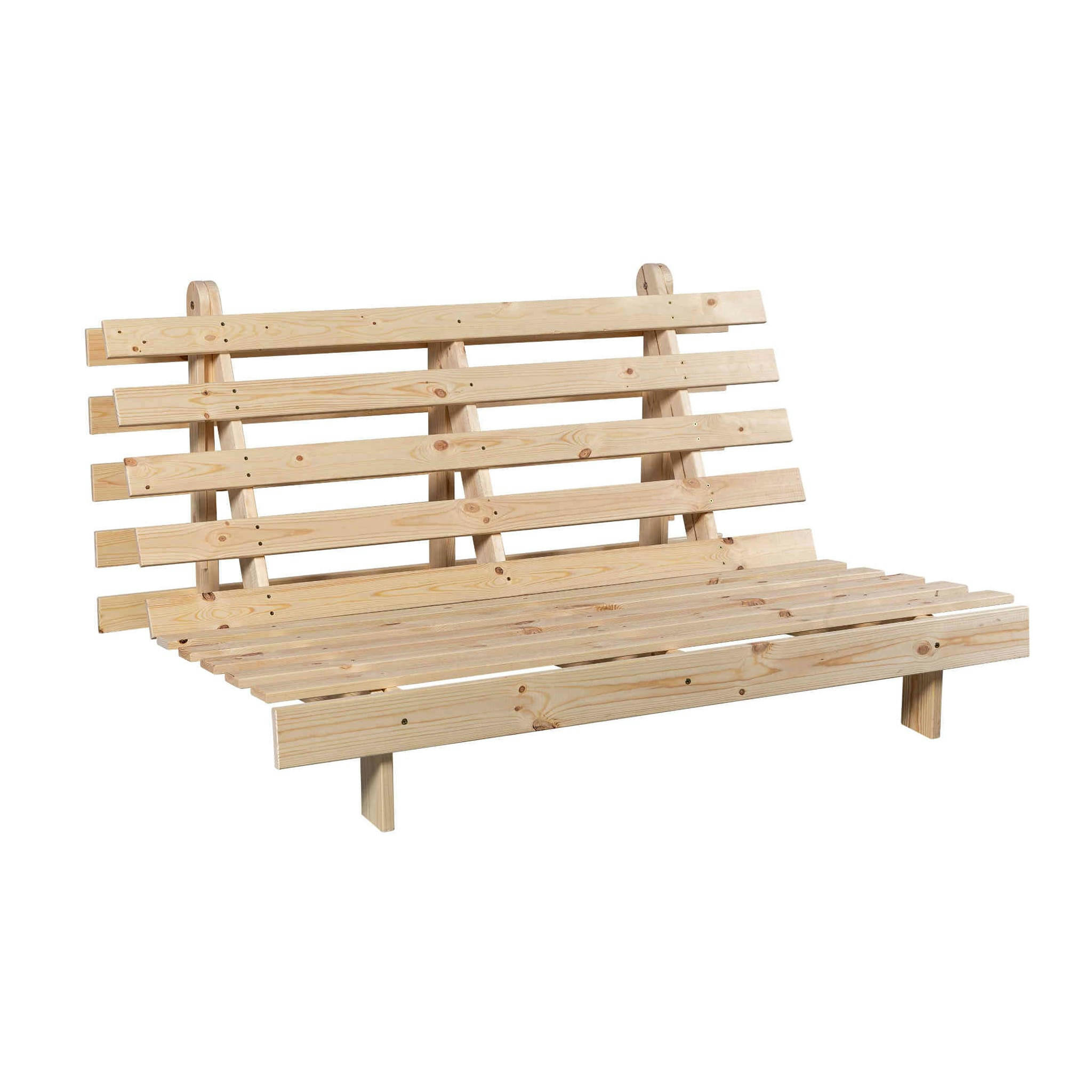 - Structure futon en pin massif 90x200