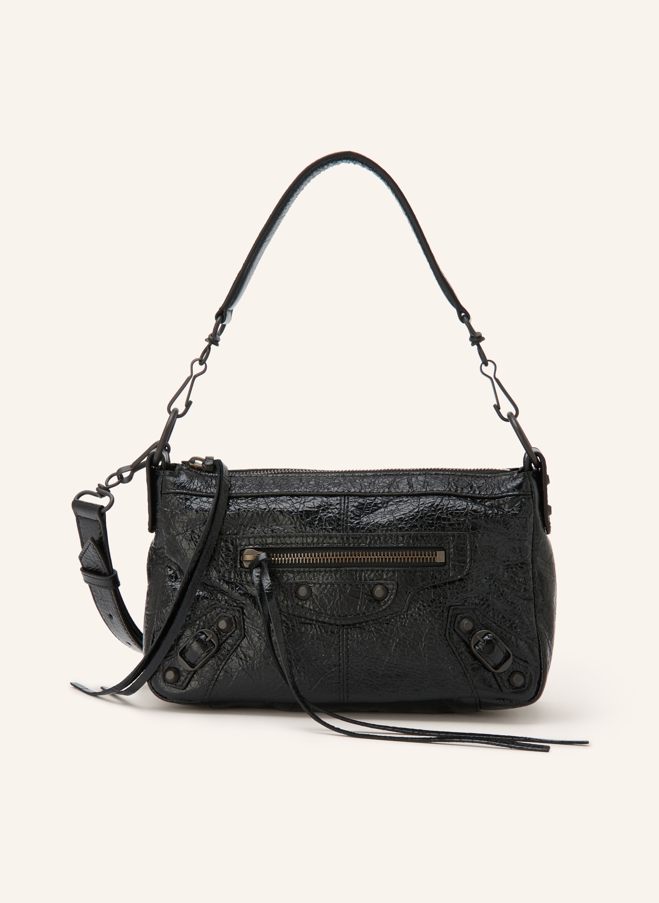 BALENCIAGA Handtasche LE CITY MOTO MINI mit Nieten