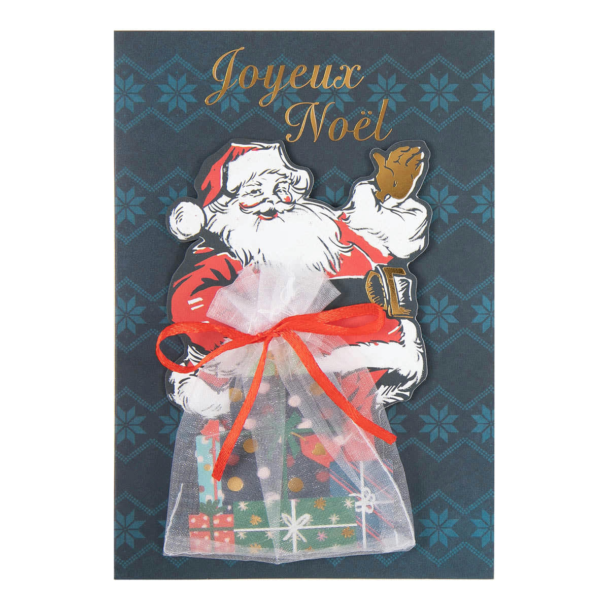 - Carte De Vœux Signature Hotte Père Noël