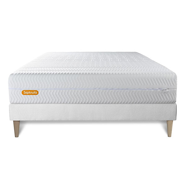 Ensemble Mémoire de forme de confort Equilibré avec sommier kit