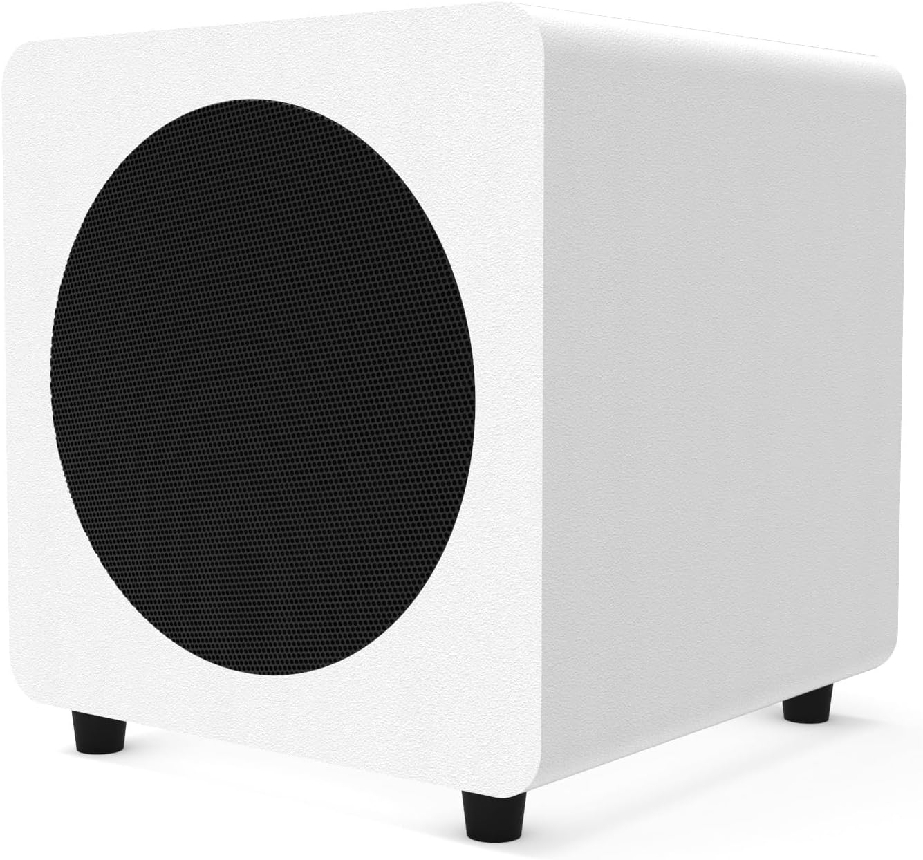 Kanto SUB8VMW Sealed Powered Subwoofer | 300W Peak Power | 8 Woofer | Matte White