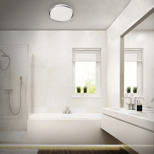 LED-Badleuchte »ACORUS«, ø: 33 cm, 18 W, 230 V