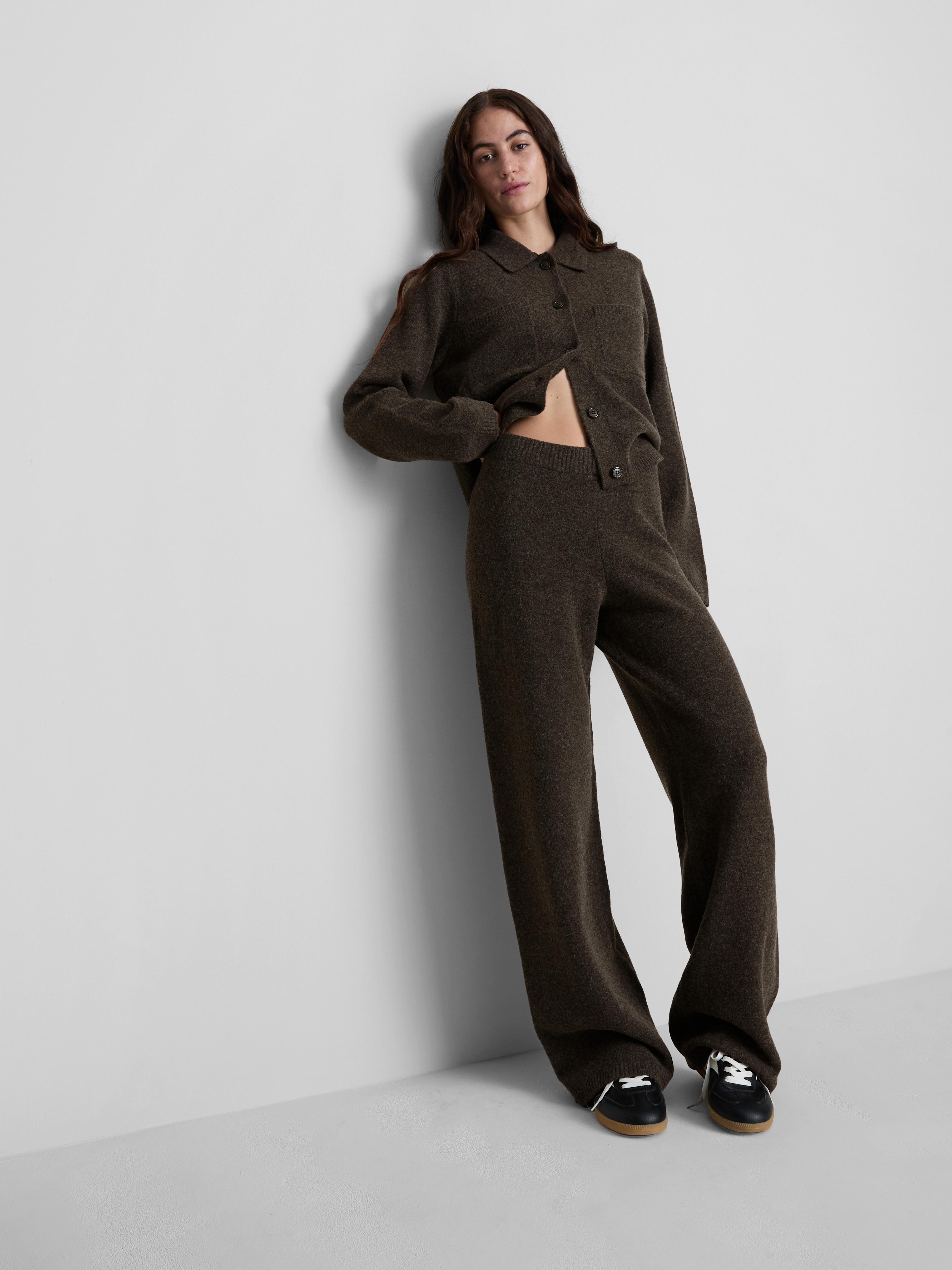 Knitted Patch Pocket Jacket