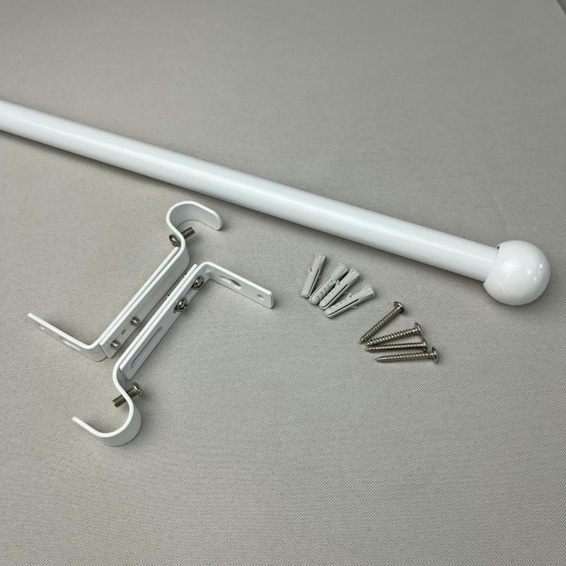 HAROLD - - Kit tringle extensible ø 16/19 mm 110 à 210cm - Blanc