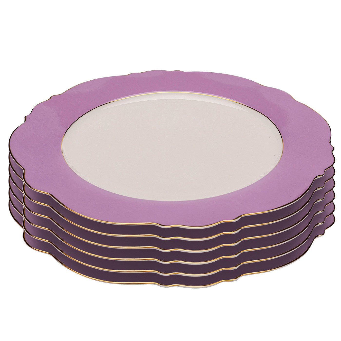 Kare Design Borden Harlequin Ø27cm paars (6/set)