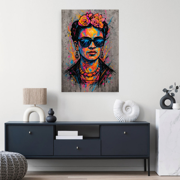 Obraz do salonu, Frida Kahlo Portret Kobiety Pop Art 20x30