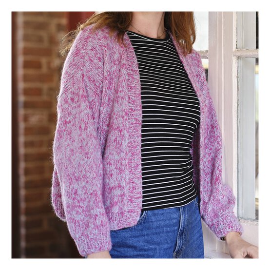 Knitcraft Super Fluffy Cardigan Digital Pattern 0341