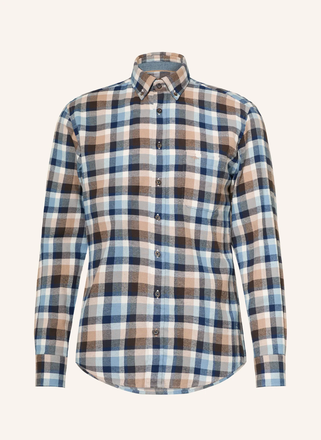 FYNCH-HATTON Flanellhemd Regular Fit