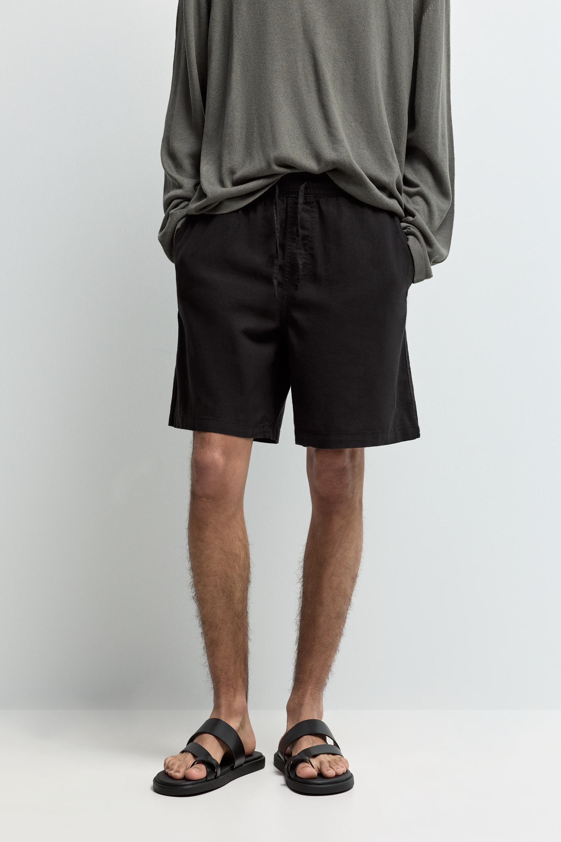 Bermuda jogger lino - algodón
