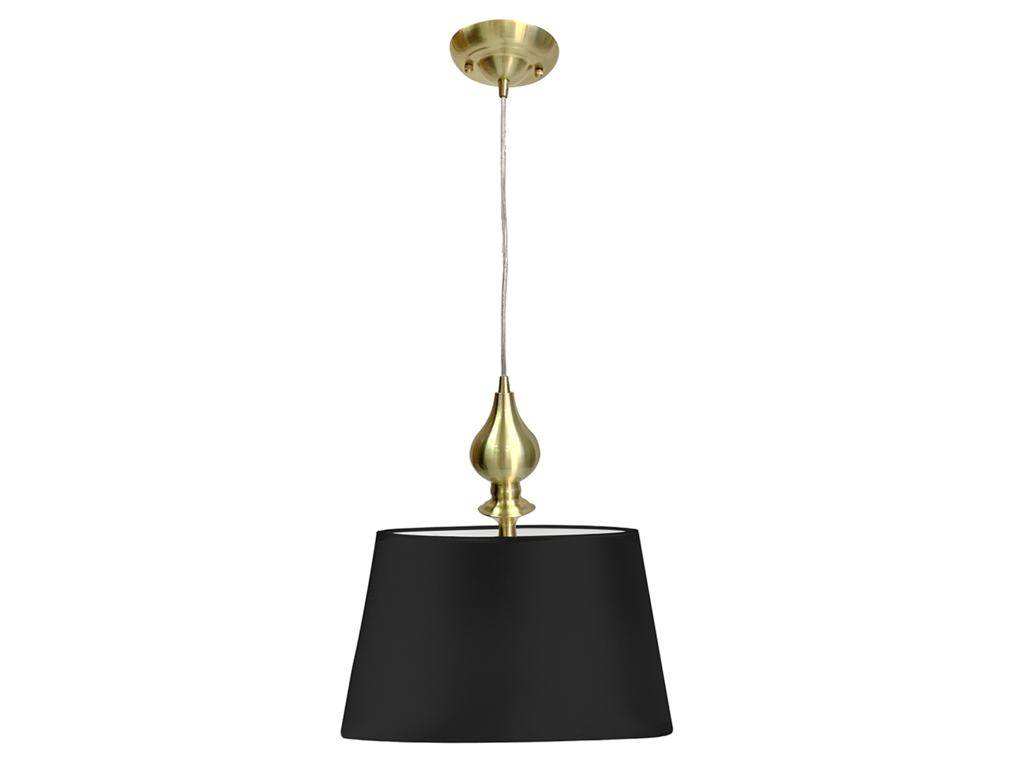 Lampa wisząca Prima metalowa złota