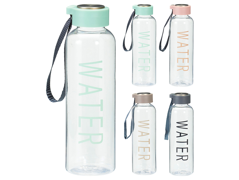 Butelka na wodę Water z uchwytem 500 ml mix kolorów