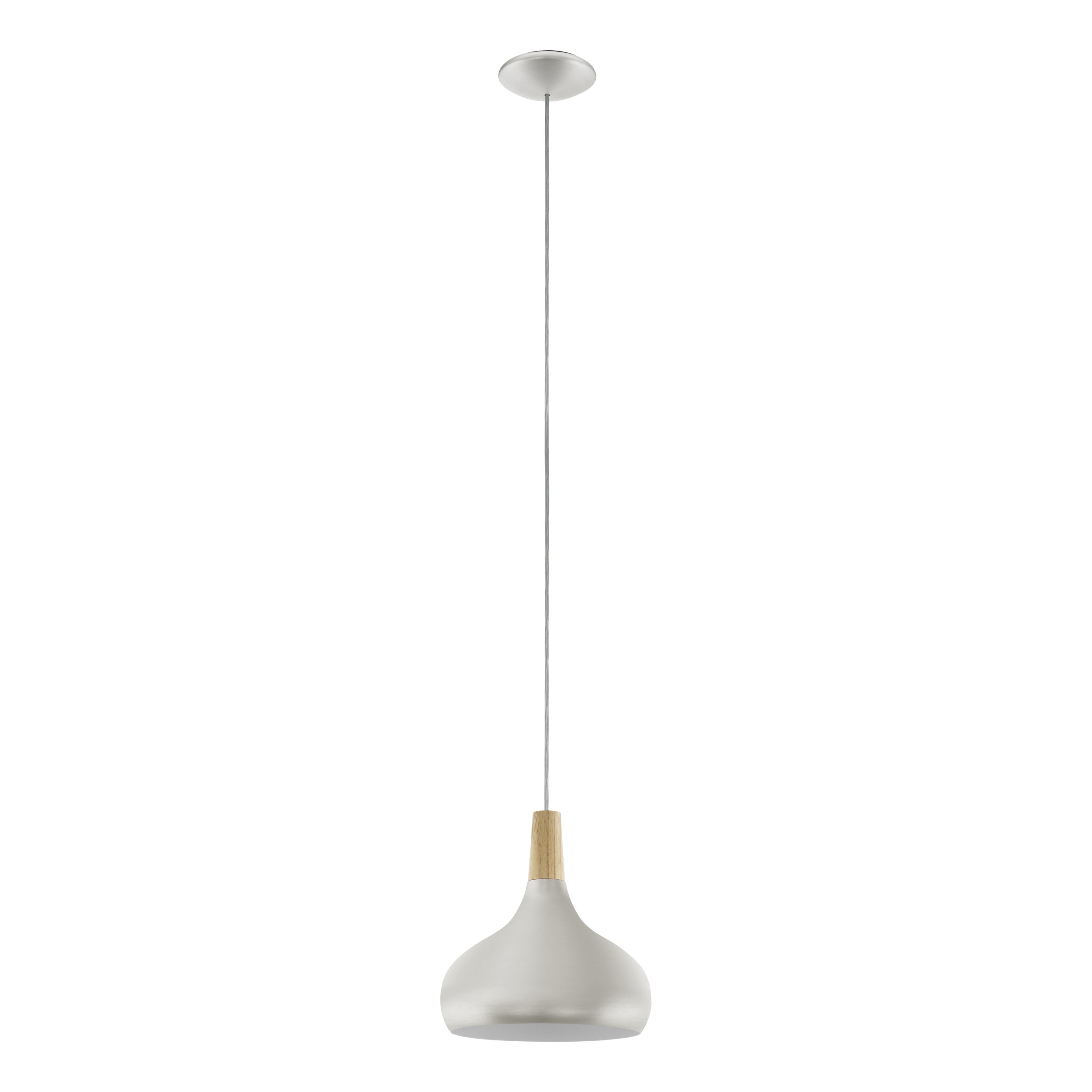 EGLO hanglamp Sabinar - e27 - ø 28 cm - zilver