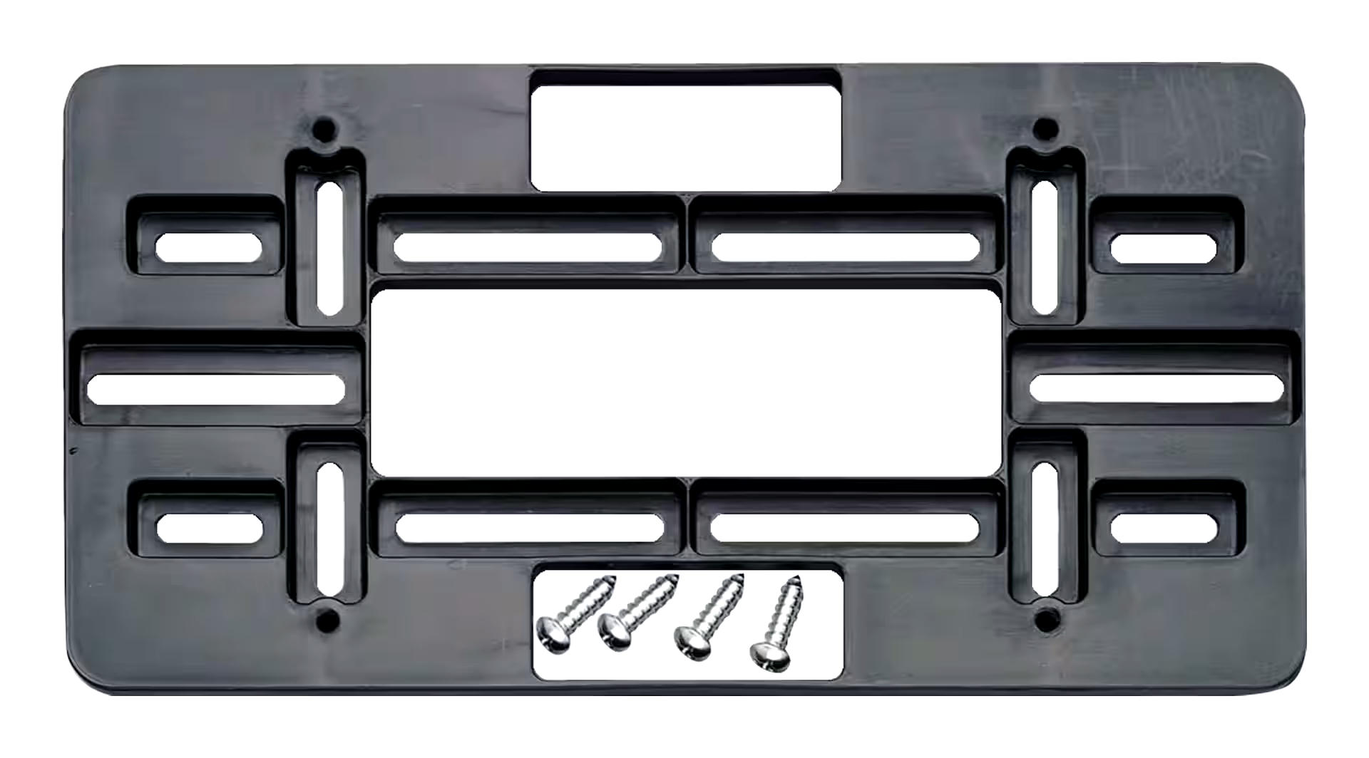 License Mounting Plate, Black
