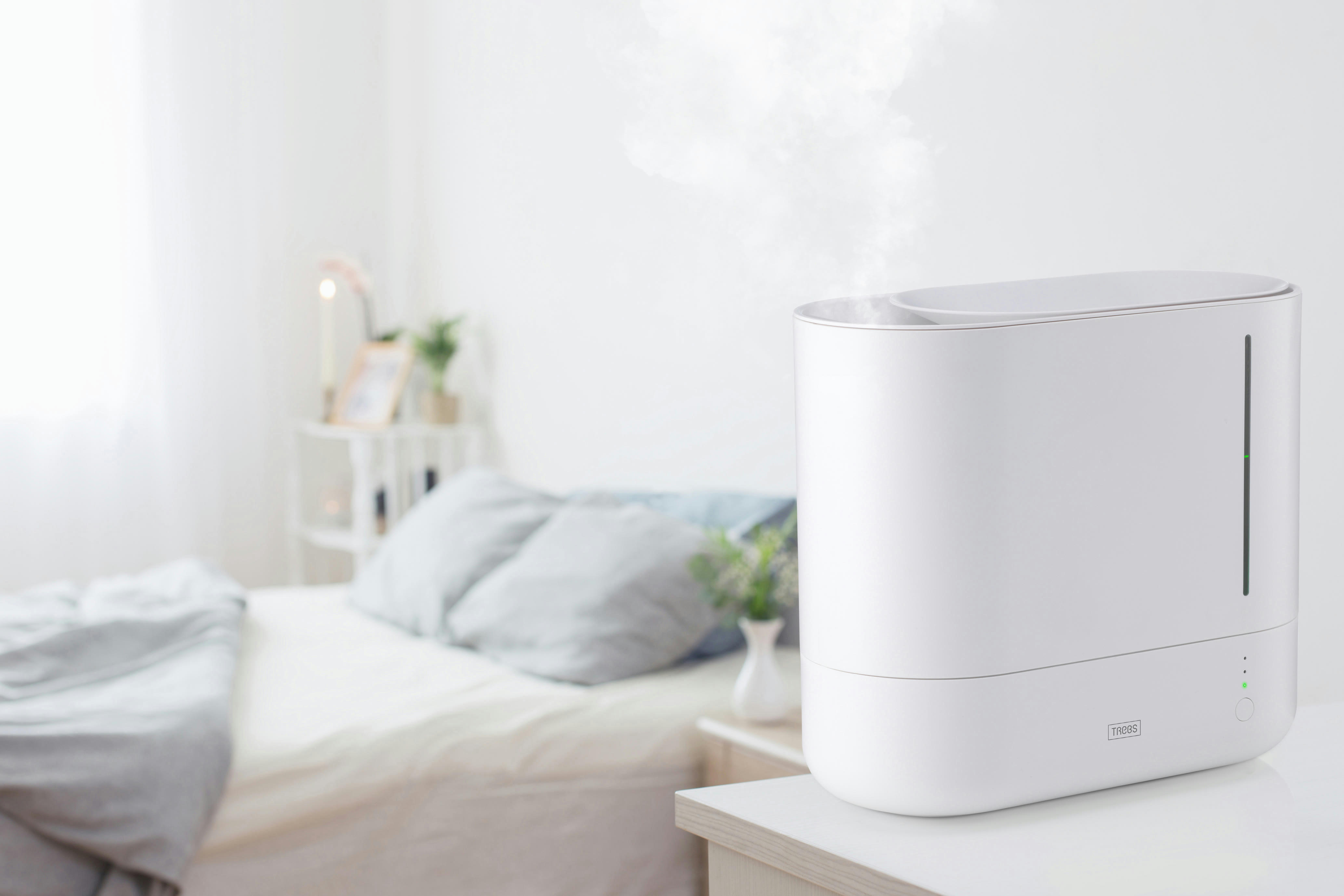 - Humidificateur intelligent blanc