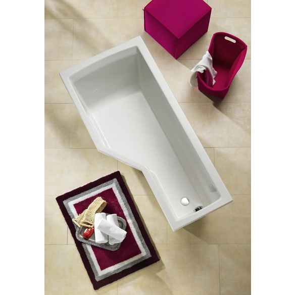 Badewanne »Cello«, BxHxL: 75 x 45 x 150 cm, asymetrisch