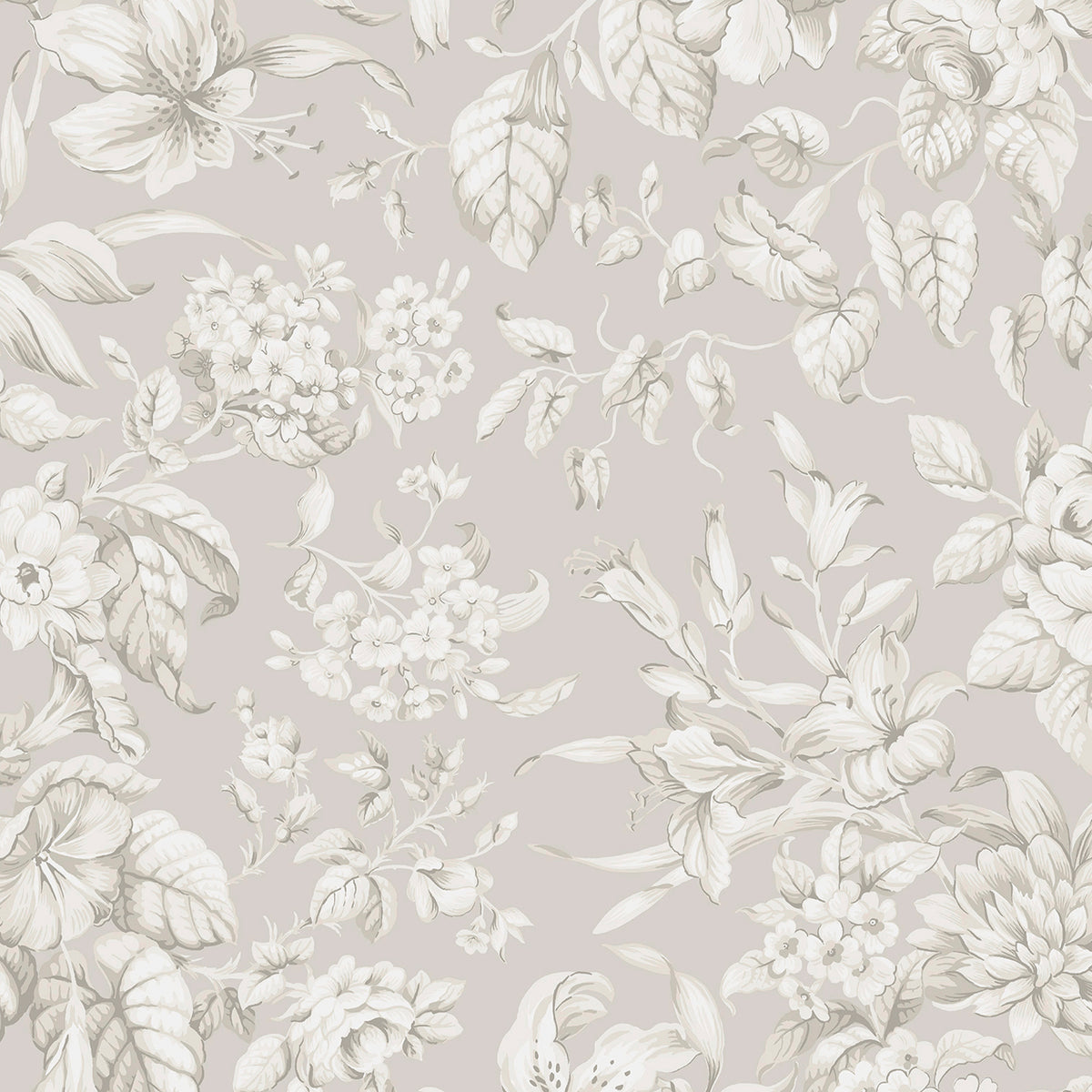 Laura Ashley Vliesbehang Heledd Blooms Dove 10mx52cm