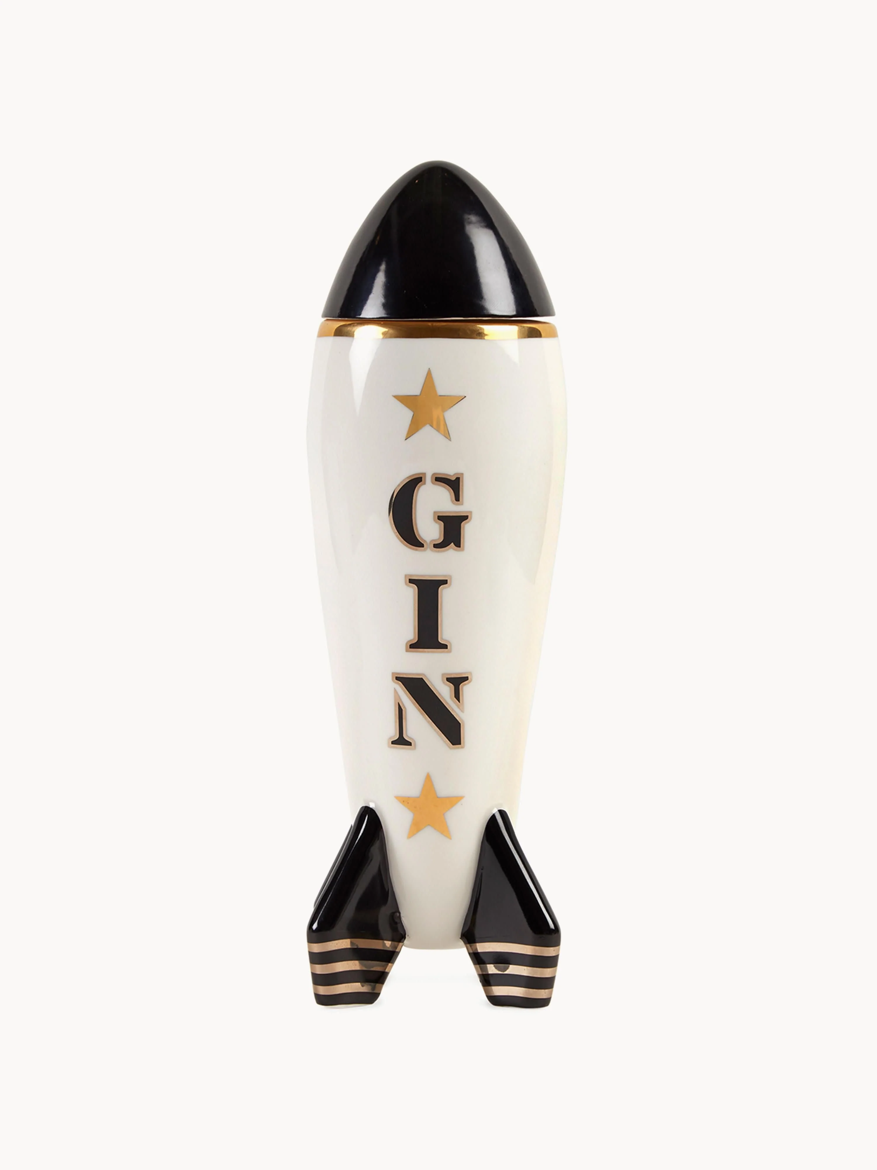 Dekanter Rocket mit Goldakzenten, 670 ml