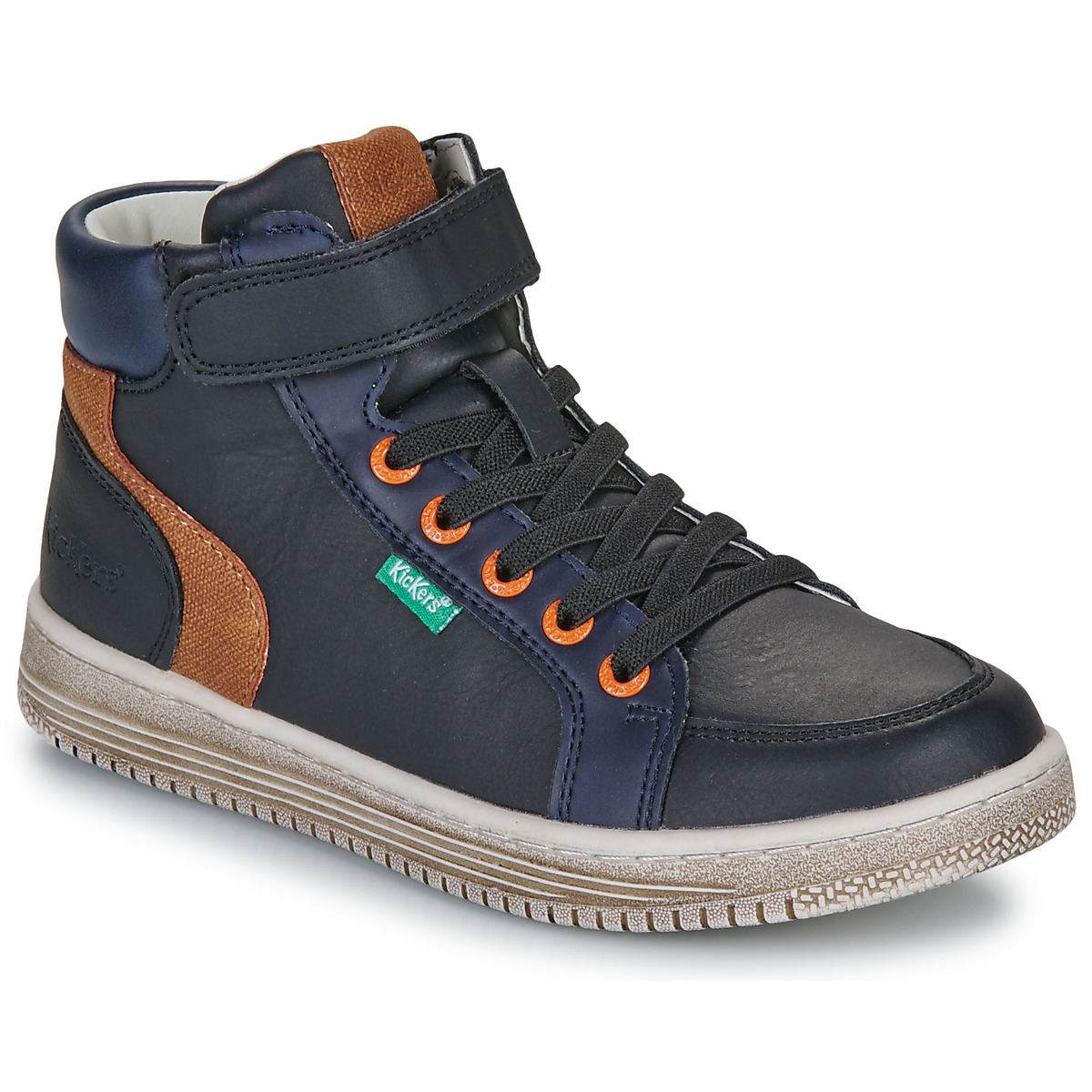 Kickers - LOLASTIC - Black / Camel / Marine