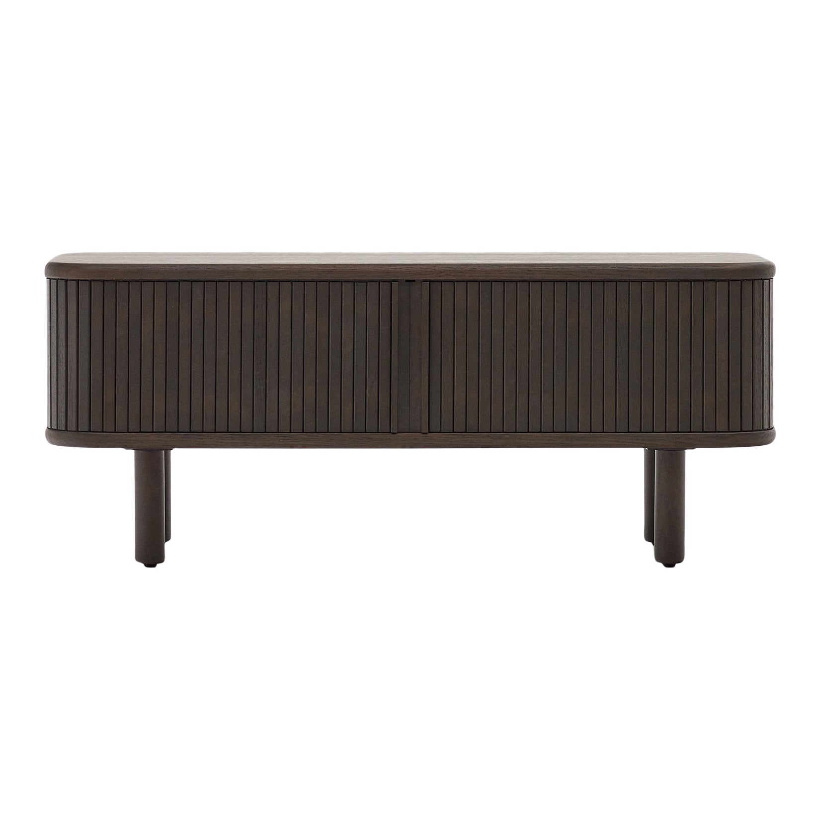 Kave Home Mailen Tv-meubel - B 120 cm - Donkerbruin