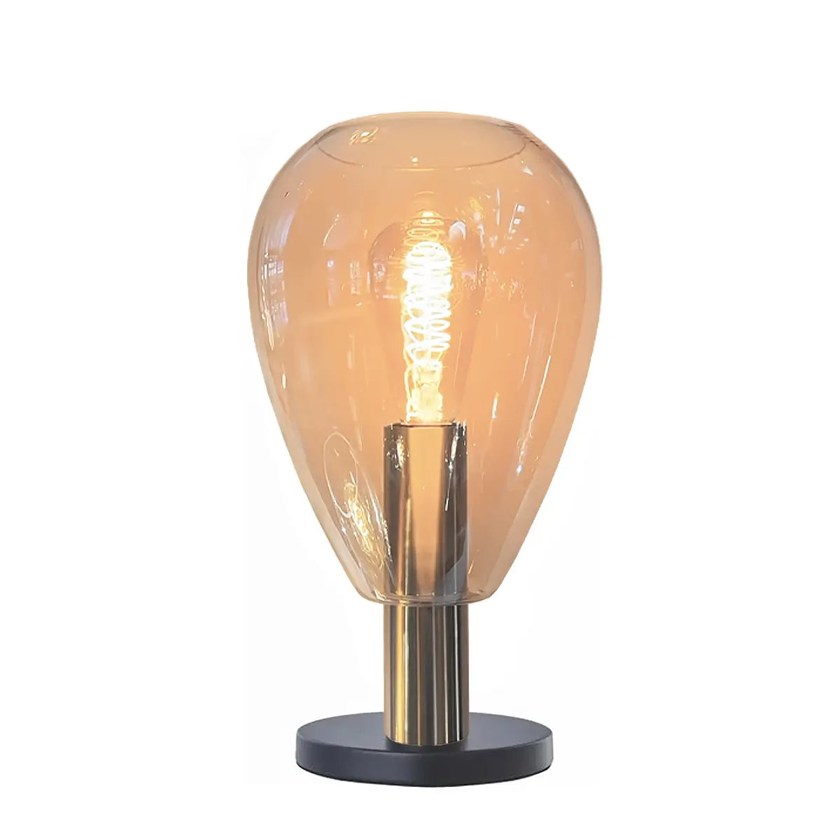 Freelight tafellamp Dorato - 1 lichts - 18.5 x 33  cm - zwart goud