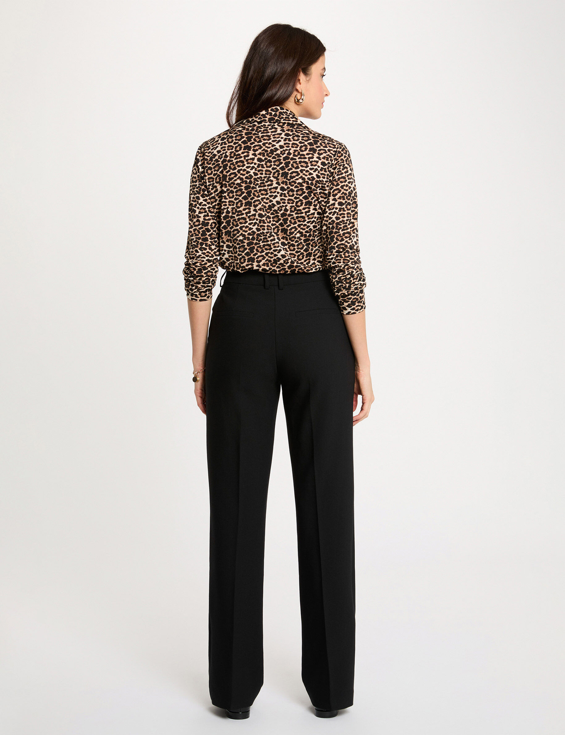 Straight Shirt With Notch Collar Multicolor Women