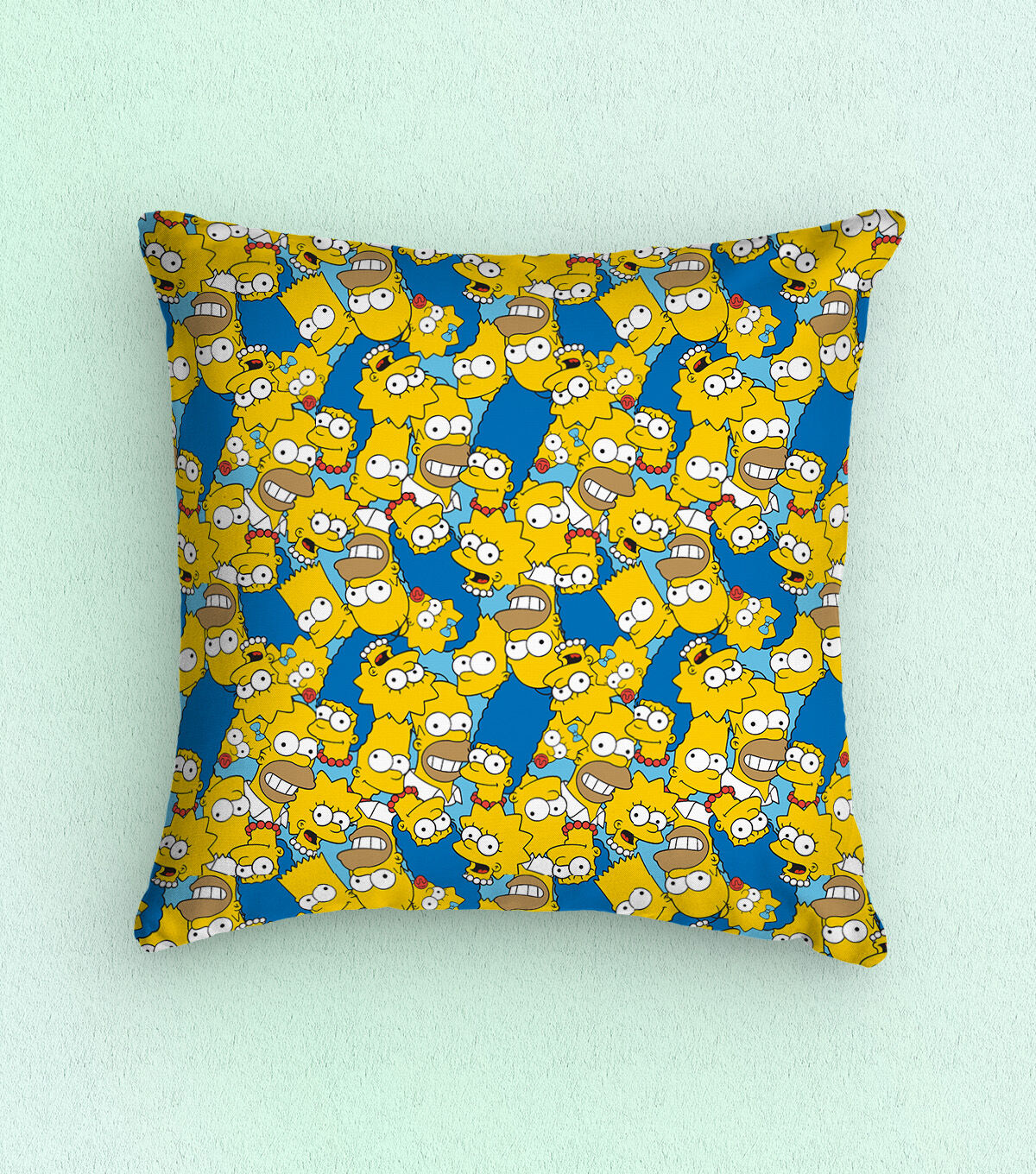 Simpsons Cotton Fabric All Characters Packed