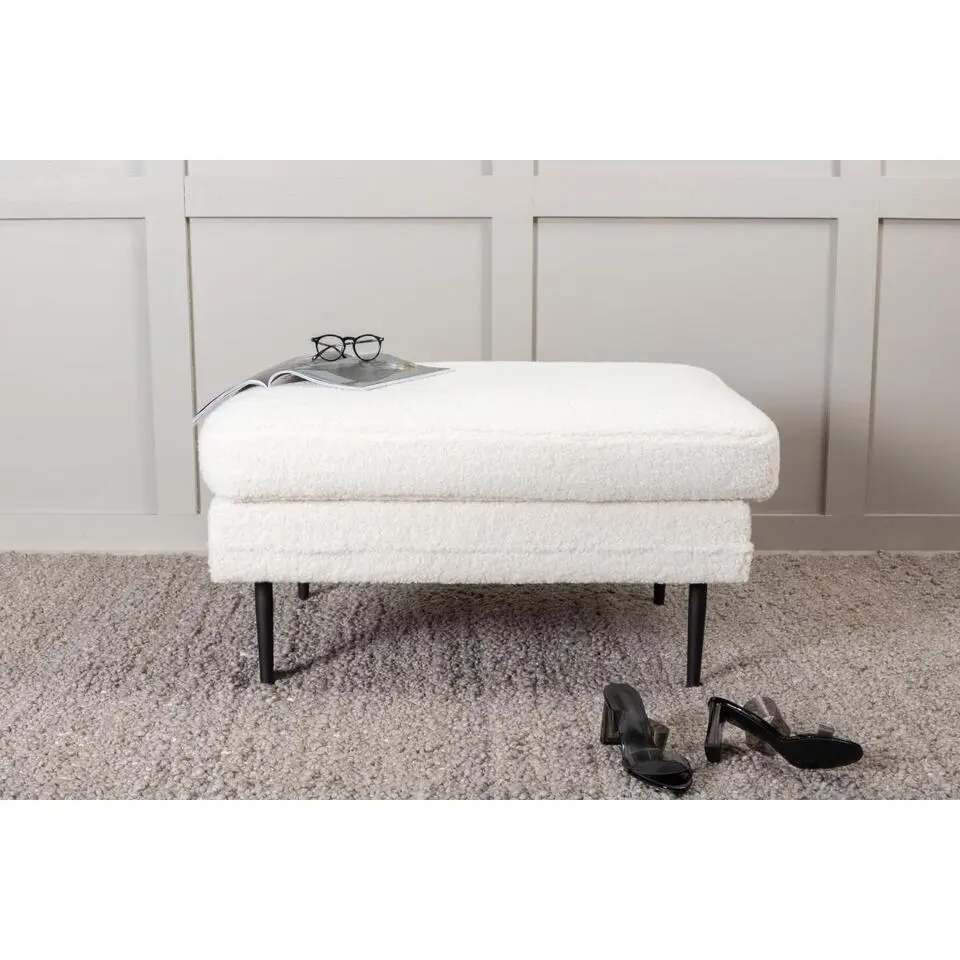 Svea - Kira hocker - teddy - wit