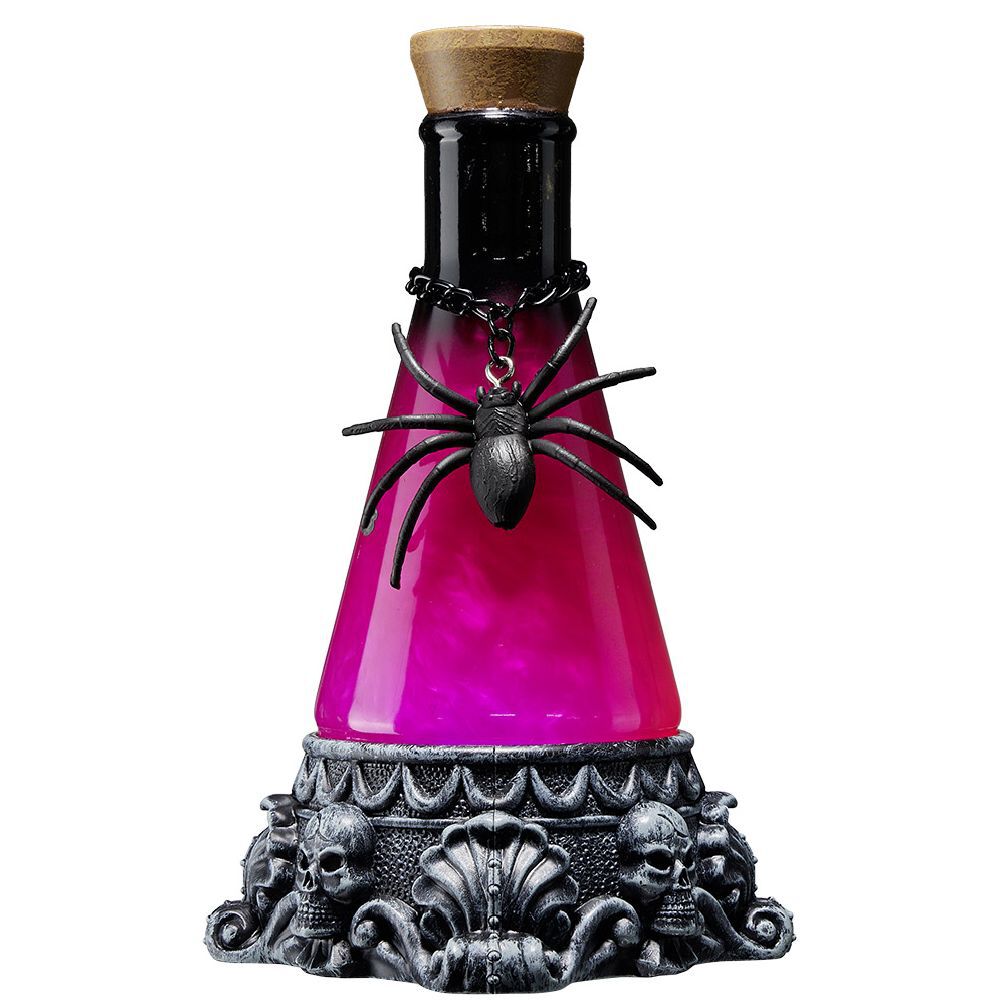 Bouteille poison eau mouvante animée