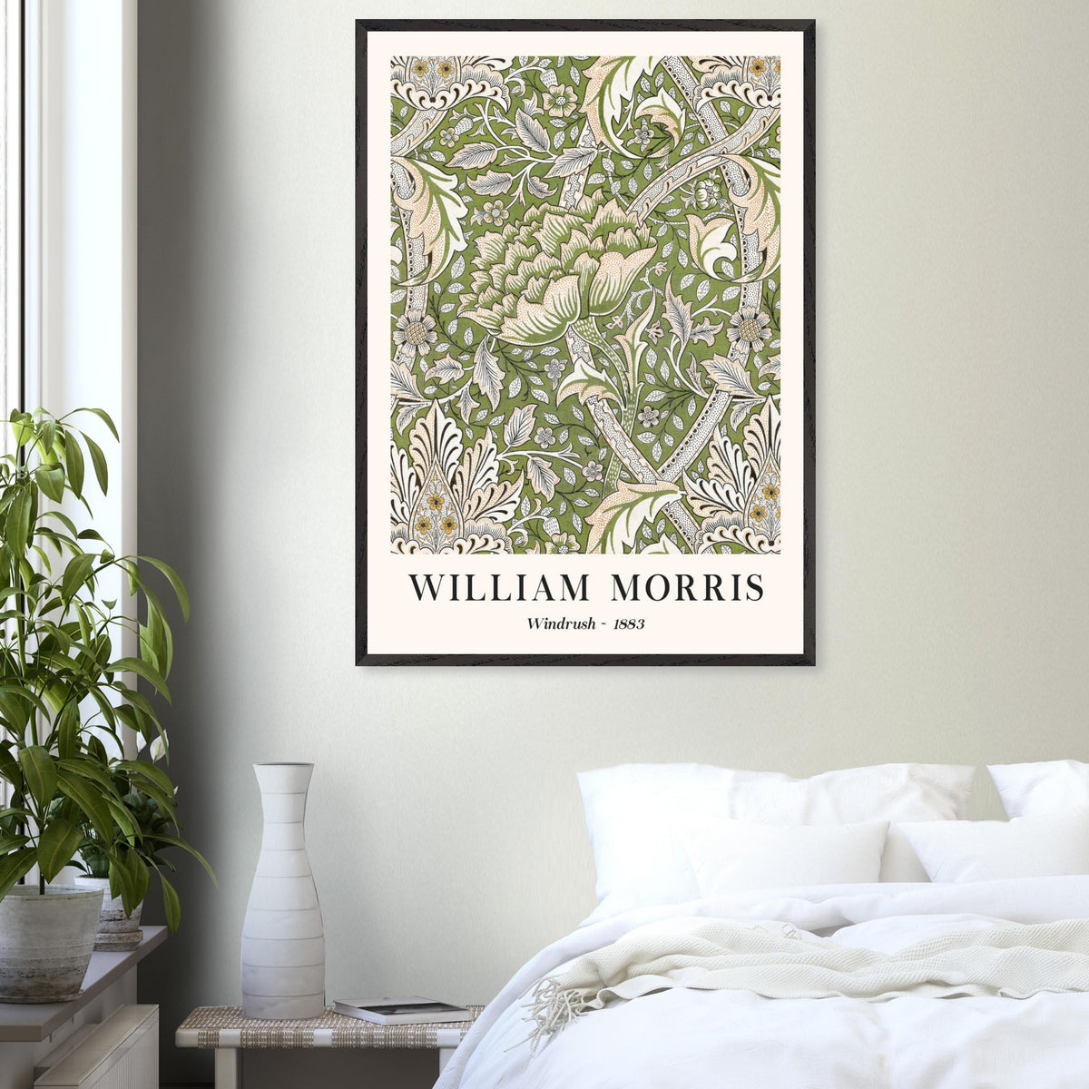 Artfulprints Poster William Morris - Windrush 1883  - 70x100 cm - Groen