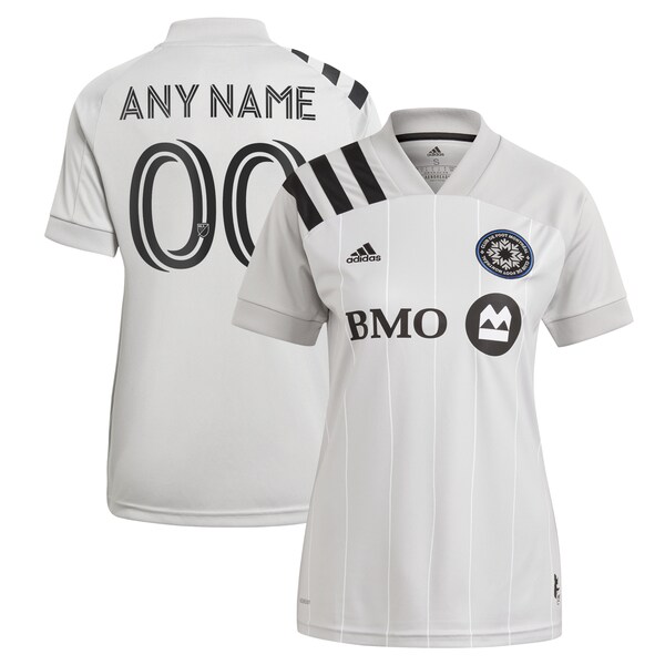 CF Montréal adidas Women's 2021 Secondary Custom Replica Jersey - Gray