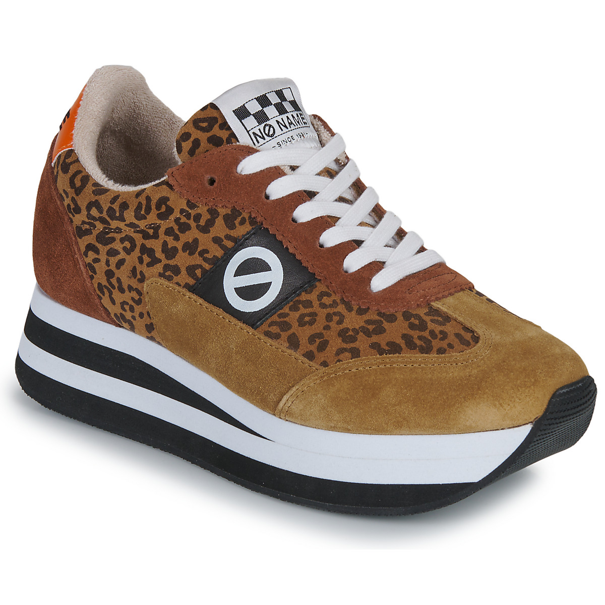 No Name - FLEX M JOGGER - Camel / Leopard