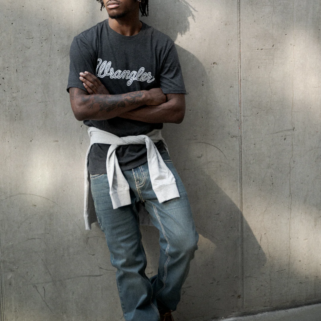 Мужская футболка с коротким рукавом Wrangler для круглогодичного использования