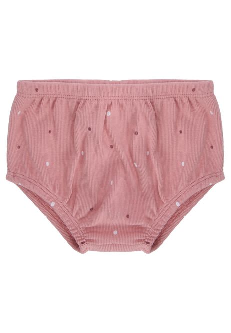 Baby Girls Pink Spot Dress with Knickers Set