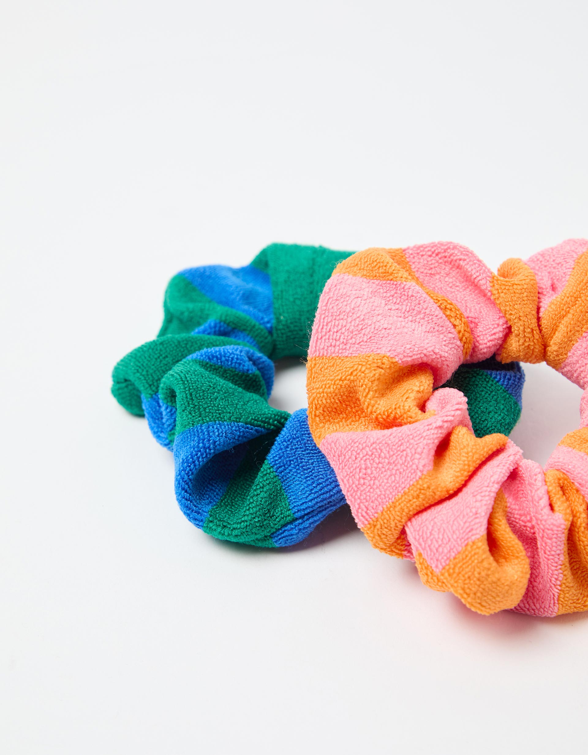 Pack 2 El&aacute;sticos de Cabelo Scrunchies, Mulher, Multicor