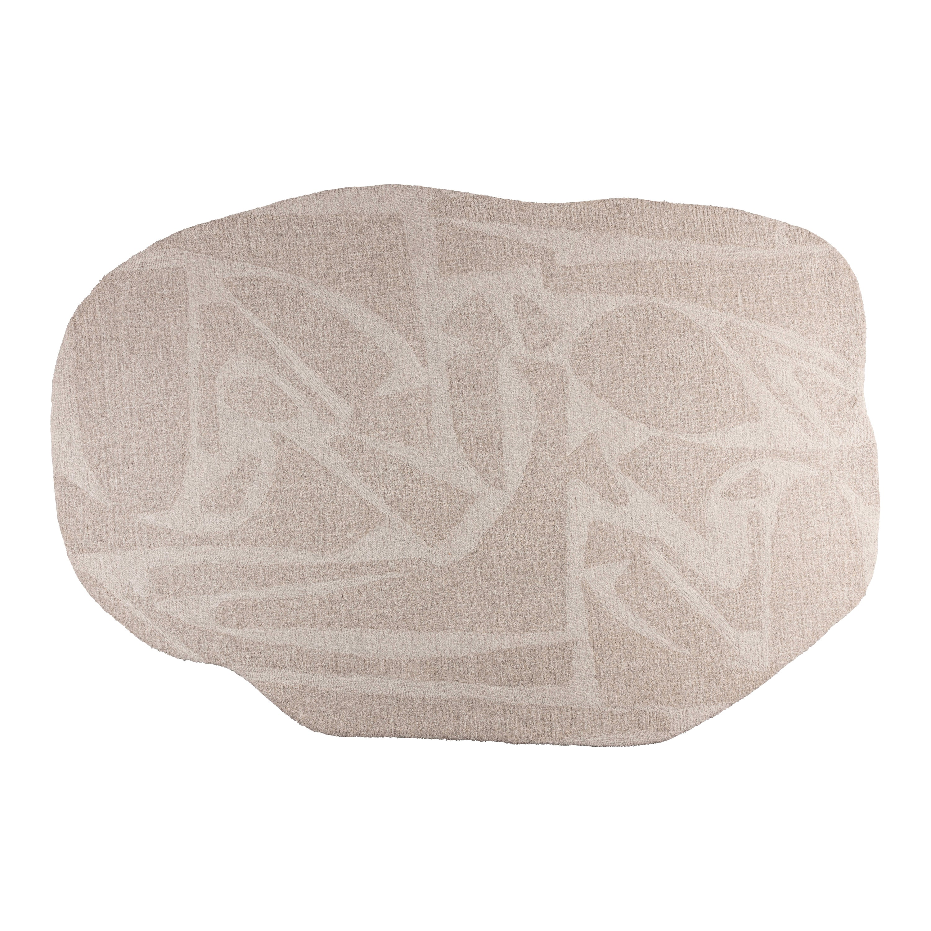 Zuiver Forms Vloerkleed 160 x 230 cm - Beige