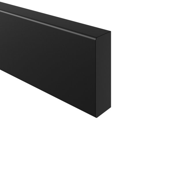 Bandeau de four Garcinia noir mat l. 59,7 x H. 5,8 cm GoodHome