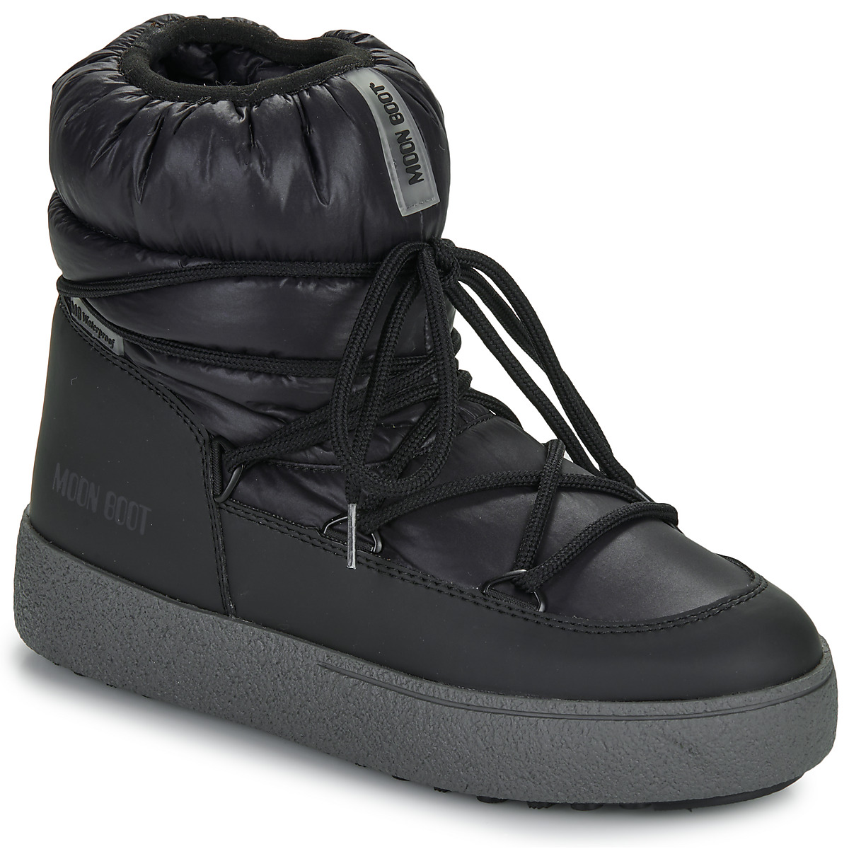 Moon Boot - MB LTRACK LOW NYLON WP - Black
