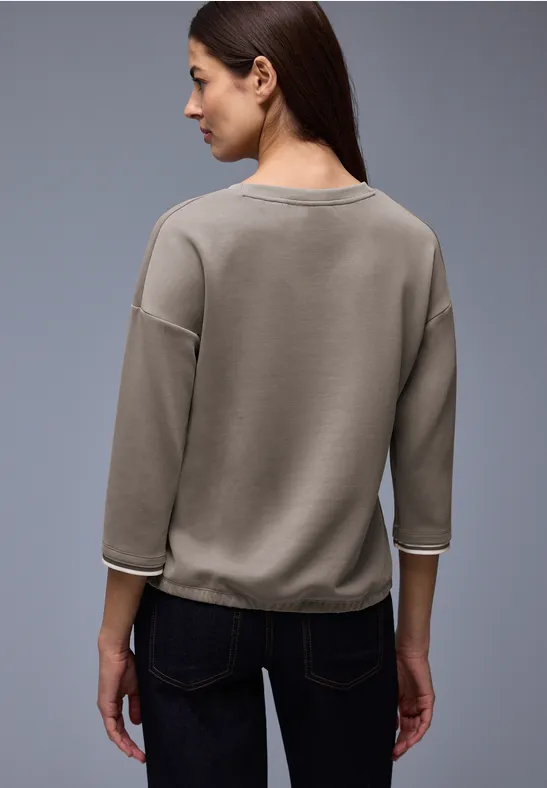 Silk-Look Shirt mit Details