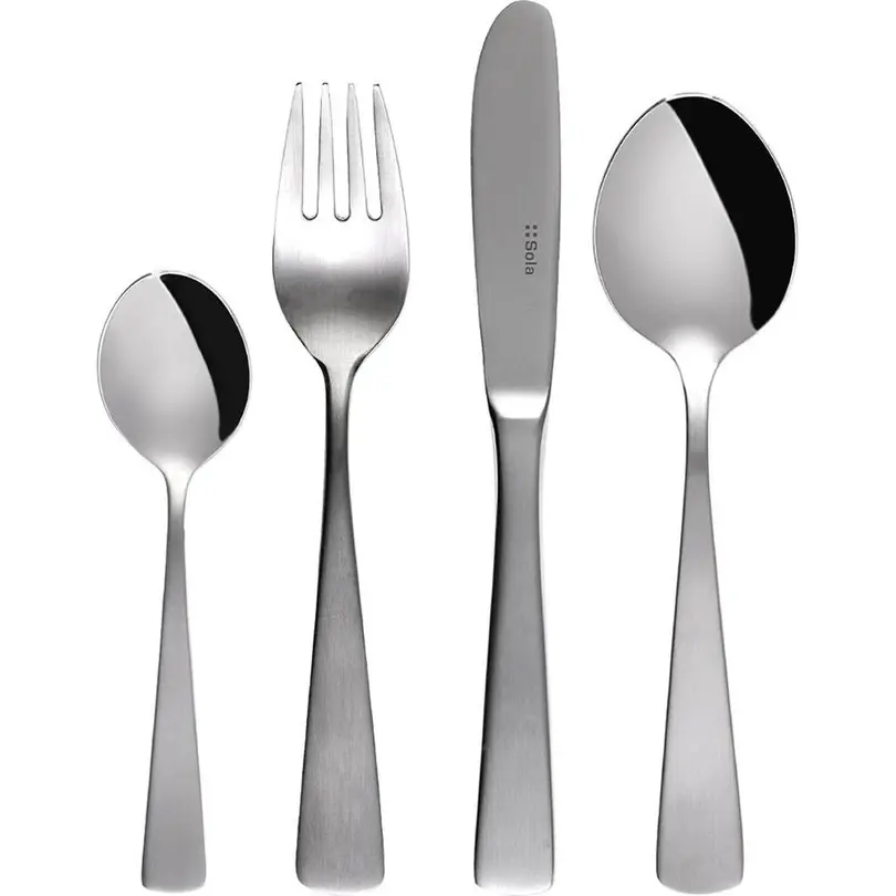 Besteckset 4-teilig Sola