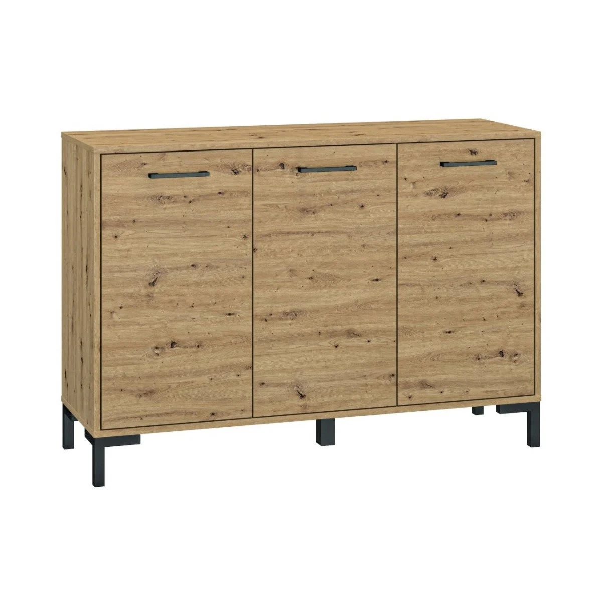 Komoda NIKOLA 120 3D dąb artisan