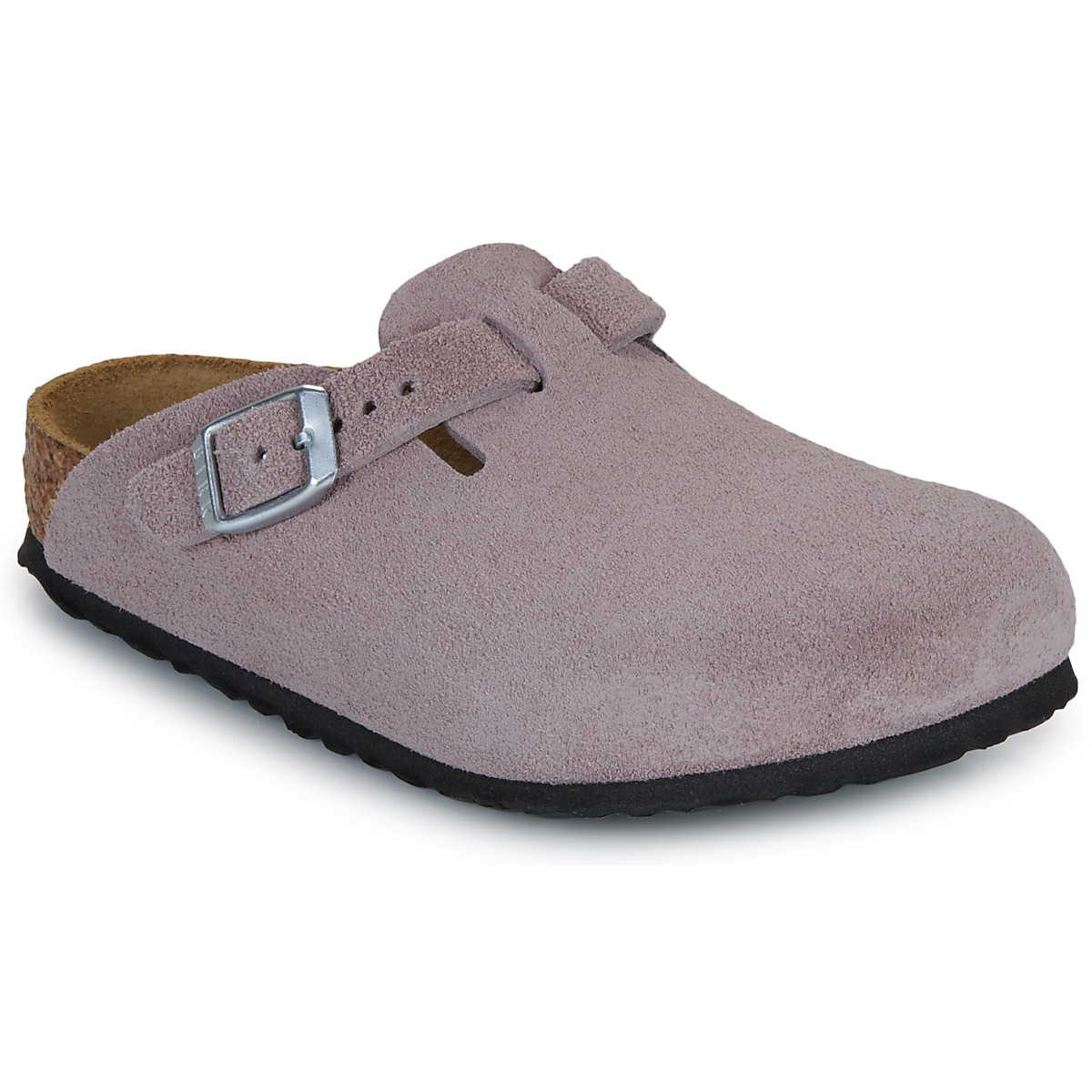 BIRKENSTOCK - Boston Kids - Suede / Faded / Purple