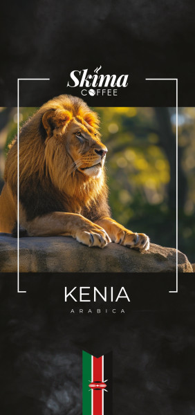 Kawa ziarnista 1kg Kenia 100% Arabica Świeżo Palona do ekspresu