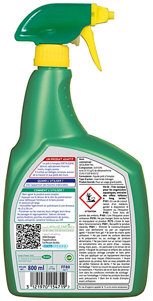 Anti fourmis Fertiligène prêt à l'emploi 800ml