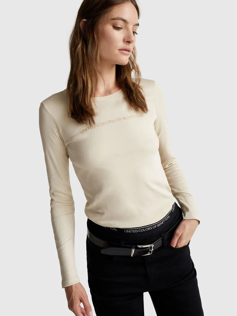 100% cotton long sleeve t-shirt