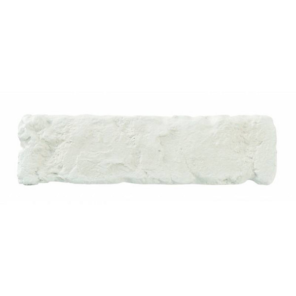 Parement brique blanche béton 0,68 m2