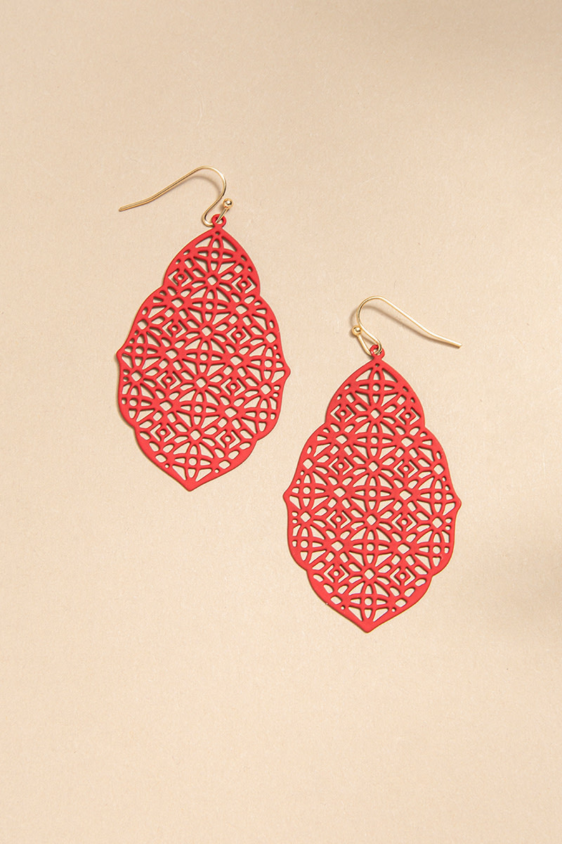 Alexia Enamel Filigree Earrings