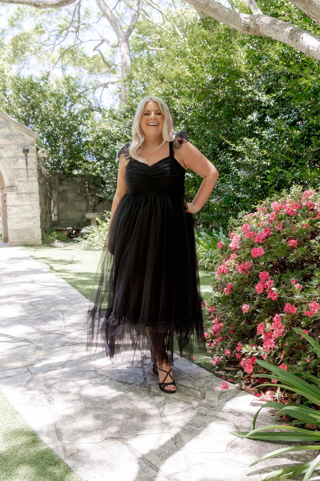 Princess Maxi Dress in Black