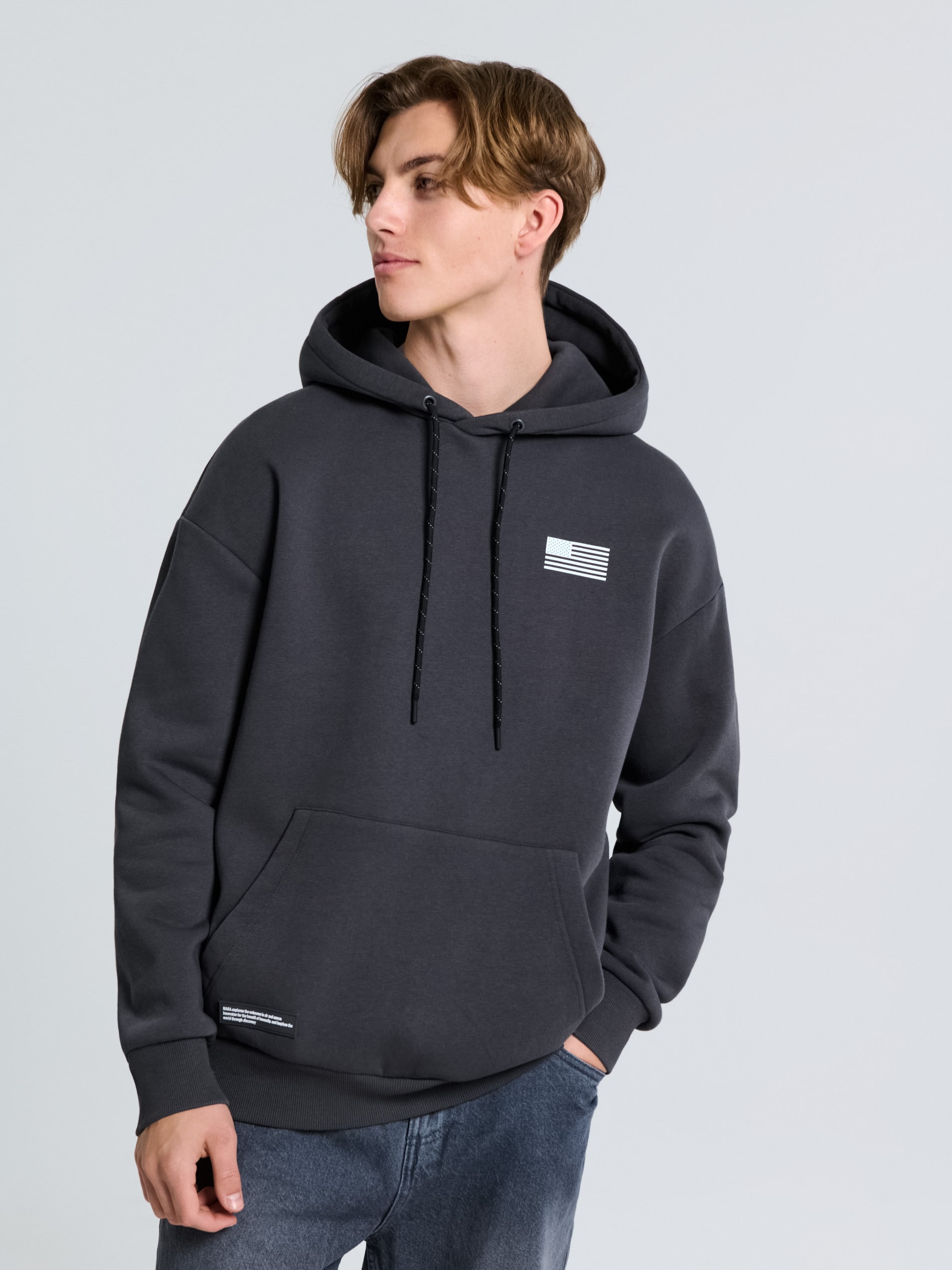 Bluza z nadrukiem na plecach NASA