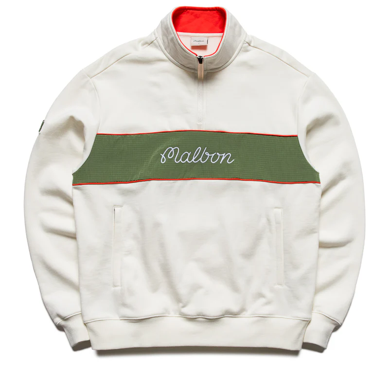 Malbon Golf x Torrey Pines Sweatshirt - Egret