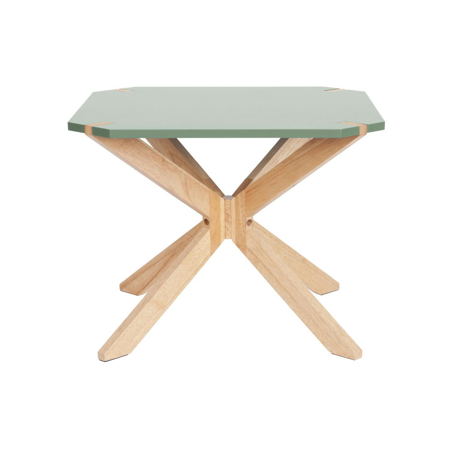 MISTE - Table basse scandinave l. 60 x h. 40 cm vert